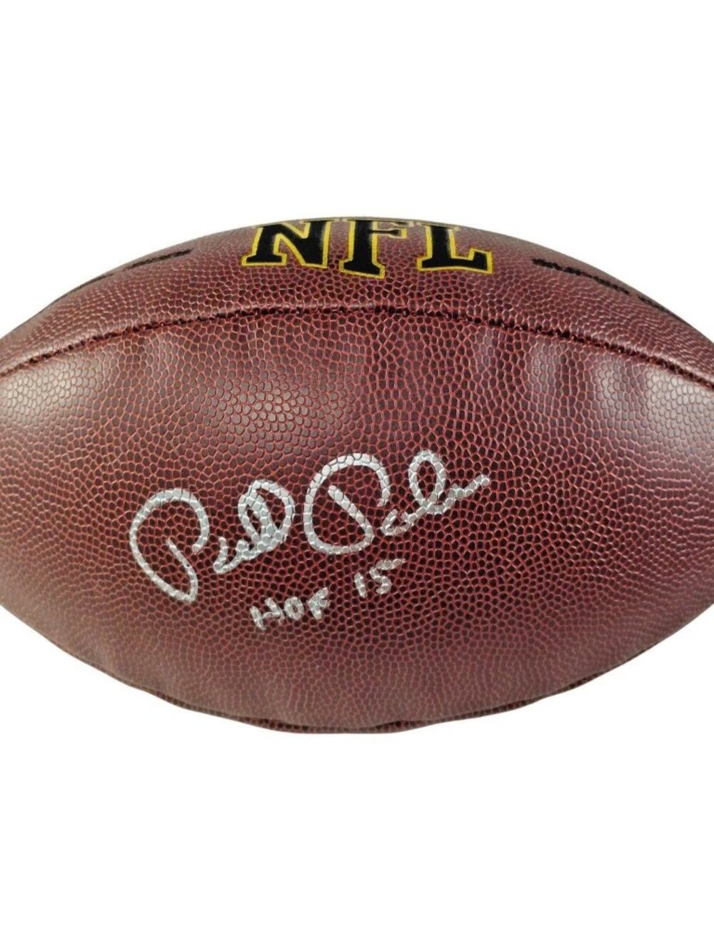 Bill Polian Signed Wilson NFL Football HOF 15 Indianapolis Colts Proof COA